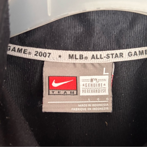 2007 Nike MLB Allstar Game Windbreaker Black Men’s Large - Picture 3 of 3